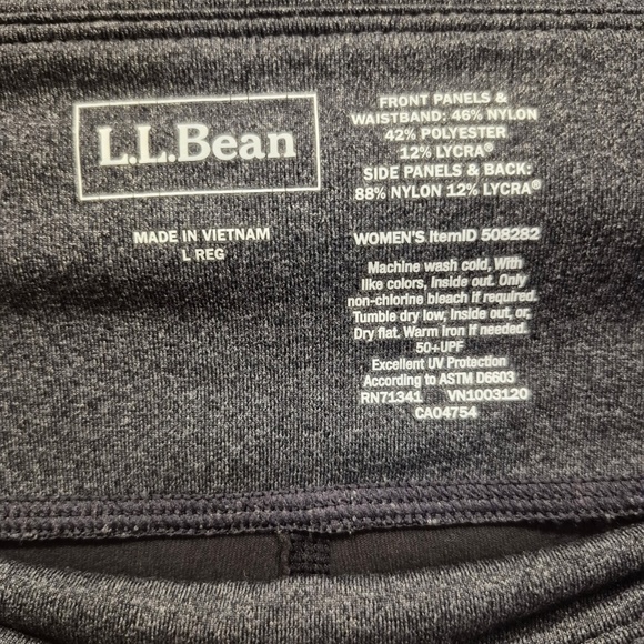 L.L. Bean Women's Boundless Performance Pocket Tights, Mid-Rise | Size L - Picture 5 of 5